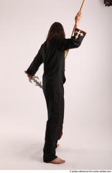 JAKUB PREACHER STANDING POSE WITH SWORD AND SPEAR